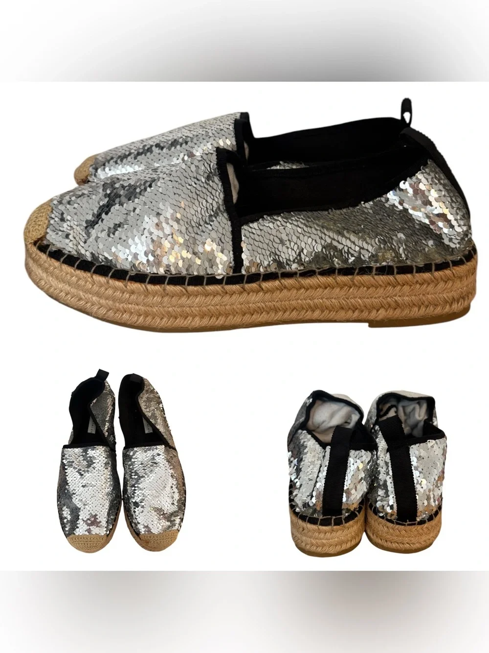 Zara Sequin Espadrilles